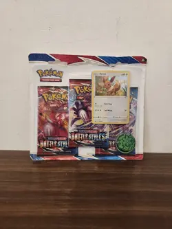Pokemon TCG Sword and Shield Battle Styles 3 Blister Booster - Image 1