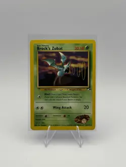 Brock's Zubat 024/132 Gym Heroes Regular Pokemon TCG MP - Image 1