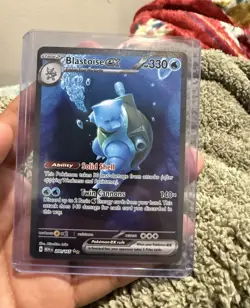 Blastoise ex 200/165 Scarlet & Violet 151 SIR Holo English 330 HP - Image 1