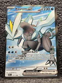 Pokemon SV: Black Bolt Ultra Rare - 157/086 Kyurem ex - Image 1