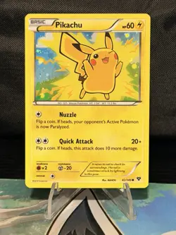 Pikachu 42/146 Holo Pokemon 2014 Movie Promo - Image 1