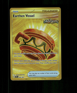 Custom Gold HOLO Earthen Vessel EX Earthen Vessel Card READ DESCRIPTION BELOW - Image 1