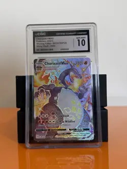 2021 Pokemon Shining Fates Charizard Vmax SV107/SV122 Shiny Vault Holo CGC 10 - Image 1