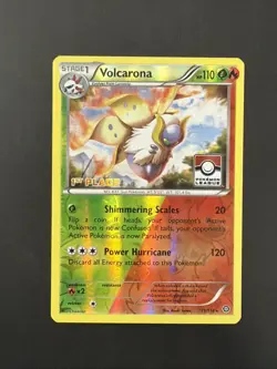 POKEMON TCG Volcarona 15/114 XY Steam Siege Rare Stage 1 English 1ST PLACE - Image 1