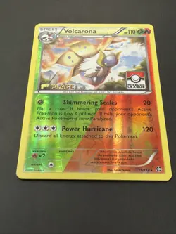 POKEMON TCG Volcarona 15/114 XY Steam Siege Rare Stage 1 English 1ST PLACE - Image 2
