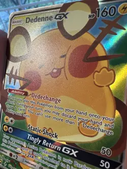 DEDENNE GX 195A/214 HOLO PROMO ALTERNATE ART PROMOS POKEMON NEAR MINT - Image 3