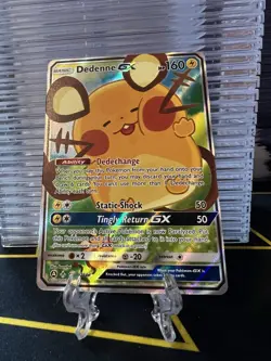DEDENNE GX 195A/214 HOLO PROMO ALTERNATE ART PROMOS POKEMON NEAR MINT - Image 4