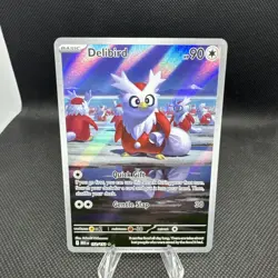 Delibird 152/132 Illustration Rare Mega Evolution Pokemon Near Mint - Image 1