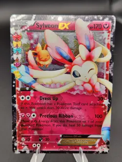 Pokemon Sylveon EX RC21/RC32 Generations Radiant Collection Holo 2016 NM EN - Image 1