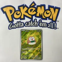 Pokemon TCG - Rowlet Illustration Rare - Perfect Order - 090/088 - Image 1