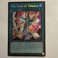 The Gaze of Timaeus MZMU-EN013 1st Edition Secret Rare Yugioh! - Image 1