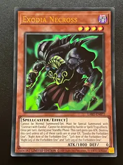 Exodia Necross LART-EN072 Ultra Rare Limited Edition Near Mint Yugioh - Image 1