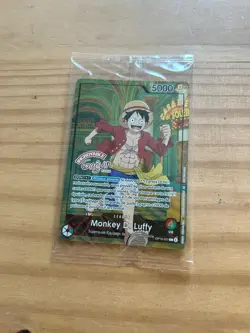 Carte One Piece TCG – Monkey D. Luffy OP13-001 – Musee Grevin Paris Exclusive Pr - Image 1