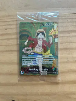 Carte One Piece TCG – Monkey D. Luffy OP13-001 – Musee Grevin Paris Exclusive Pr - Image 3