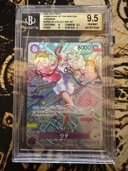 BGS 9.5 Uta (SP) OP02-120 Awakening of the New Era Foil Japanese - Image 1