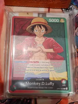 One Piece CG Monkey D. Luffy OP01-003 DEMO DECK New Sealed - Image 1