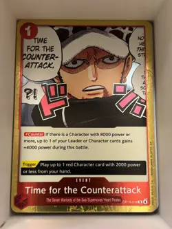 OP14-018 Time for the Counterattack English R One Piece TCG Card Game - Image 1