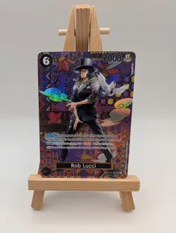 One Piece Card Game CCG TCG Rob Lucci OP03-092 SP Special Alt Art ENG - Image 3