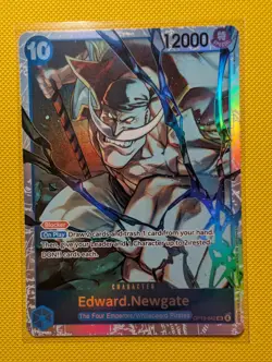 One Piece Card Game - OP13-042 EDWARD.NEWGATE SR FOIL NM TCG ENG NM - Image 1