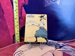 One Piece Roronoa Zoro TCG Anime Collectable Trading Card - Image 2
