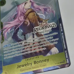 One Piece Card Jewelry Bonney P-085 Regional Participation Pack Promo English - Image 5