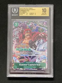 One Piece BGS 10 EUSTASS CAPTAIN KID ST02-013 TOURNAMENT PACK VOL. 5 WINNER ENG - Image 1