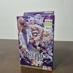 One Piece Card Game ST-21 Gear 5 Starter Deck EX English Bandai Luffy TCG - Image 1