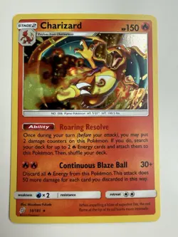 Pokemon TCG - Charizard 14/181 Cosmo Holo Costco Canada - Team Up - Image 1