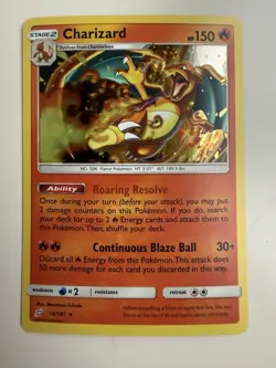 Pokemon TCG - Charizard 14/181 Cosmo Holo Costco Canada - Team Up - Image 1