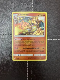 Pokemon TCG - Charizard - 14/181 - Team Up - LP Holo Rare (2019) - Image 1
