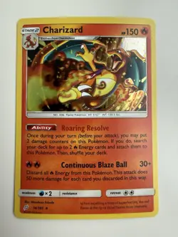Pokemon TCG - Charizard 14/181 Cosmo Holo Costco Canada - Team Up - Image 1