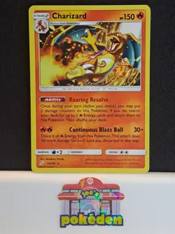 Pokemon TCG Charizard 14/181 Non-Holo Rare SM Team-Up - Image 1