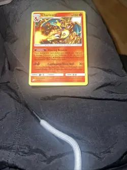 Charizard Sun Moon Team Up 14/181 Cracked Ice Holo Rare | Pokemon TCG Authentic - Image 1