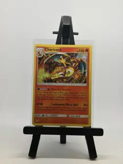 Pokemon TCG Charizard Team Up Cracked Ice Holo Card 14/181 - Image 1