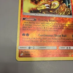Pokemon TCG Charizard Sun Moon Team Up 14/181 Reverse Holo Rare - Image 2