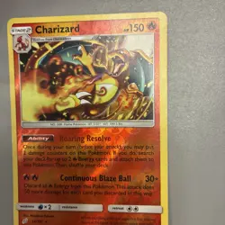 Pokemon TCG Charizard Sun Moon Team Up 14/181 Reverse Holo Rare - Image 4