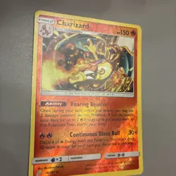 Pokemon TCG Charizard Sun Moon Team Up 14/181 Reverse Holo Rare - Image 5