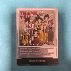 Silver Energy Marker E-60 Dragon Ball Fusion World NM SB01 e60 - Image 1