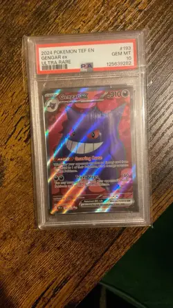 Pokemon TCG Gengar EX 193/162 Temporal Forces PSA 10 Gem Mint Pokemon 2024 Card - Image 2