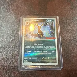 Unopened Promo Card Umbreon Mint Condition Rare Pokemon Trading Card - Image 1