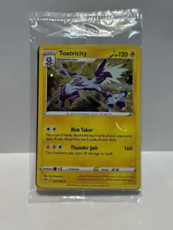 SEALED TOXTRICITY 063/189 POKEMON CARD KNOCKOUT COLLECTION PROMO COSMIC HOLO - Image 1