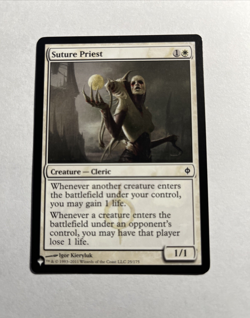 Suture Priest - The List Reprints MTG Plus Bonus Card!!! - Image 1