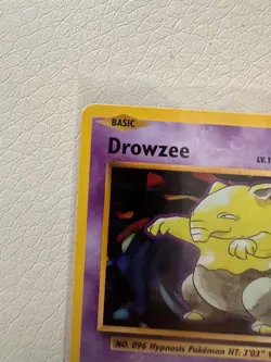 Drowzee Base Set Pokemon Card 49/102 LP Mint/NM Vintage RARE NON HOLO COMMON - Image 2
