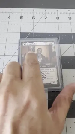 Magic the Gathering MTG Peter Parker Amazing Spider-Man Promo Card ARTIST SIGNED - Image 2