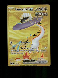 Custom Gold HOLO RAGING BOLT EX RAGING BOLT Card READ DESCRIPTION BELOW - Image 1