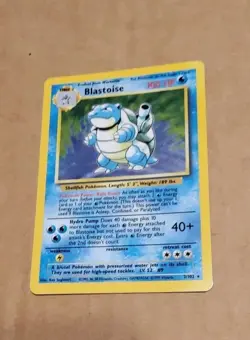 Pokemon TCG Blastoise Holo Rare Card 2/102 Base Set - Image 2
