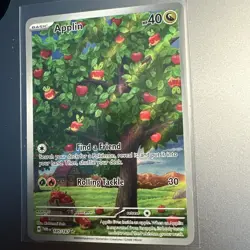 Applin 185/167 SV06 Twilight Masquerade Holo Rare NM Pokemon TCG Card - Image 2