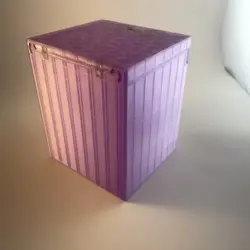 3d Printed 100 Card Deck Box With Life Counter Incorporated In the Box - Image 3