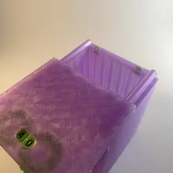 3d Printed 100 Card Deck Box With Life Counter Incorporated In the Box - Image 4