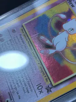 PSA 9 MINT Mew 2000 WOTC Black Star Promo 9 Holo League Pokemon Card - Image 3